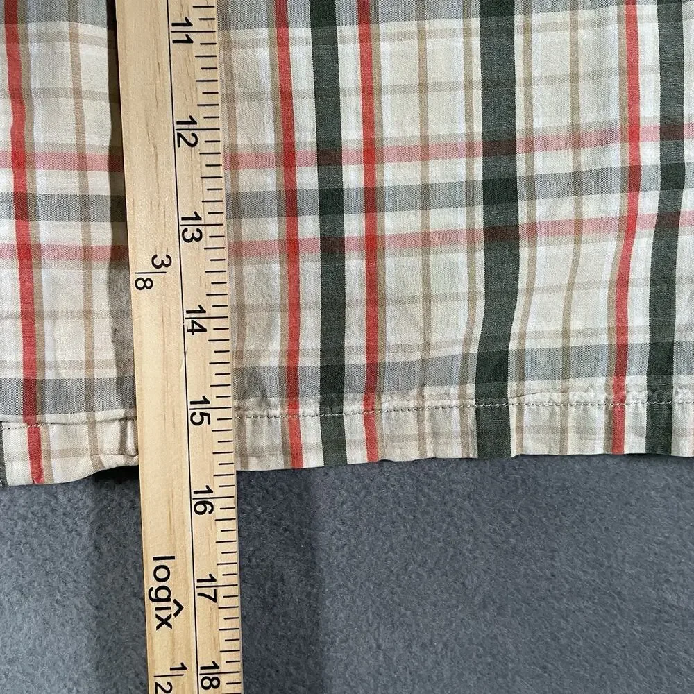 Tommy Hilfiger Plaid Mini Skirt Women’s Size 3 Cotton Y2K 90s Classic